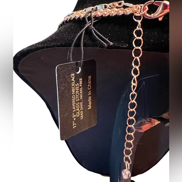 House of Harlow 1960 NWT Stunning Multi-Jeweled Gold-tone Statement Necklace - Picture 8 of 10